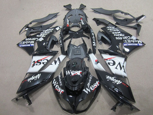 Negro West Carenado Kawasaki ZX6R 2009-2012 Negro West Carenado Kawasaki ZX6R 2009-2012