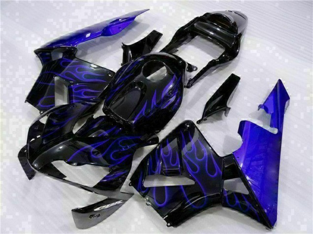 Negro con Azul Llama Carenado Honda CBR 600 RR 2003-2004 Negro con Azul Llama Carenado Honda CBR 600 RR 2003-2004