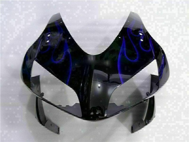 Negro con Azul Llama Carenado Honda CBR 600 RR 2003-2004 Negro con Azul Llama Carenado Honda CBR 600 RR 2003-2004