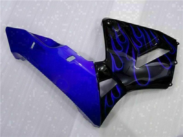 Negro con Azul Llama Carenado Honda CBR 600 RR 2003-2004 Negro con Azul Llama Carenado Honda CBR 600 RR 2003-2004