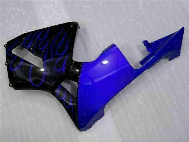 Negro con Azul Llama Carenado Honda CBR 600 RR 2003-2004 Negro con Azul Llama Carenado Honda CBR 600 RR 2003-2004