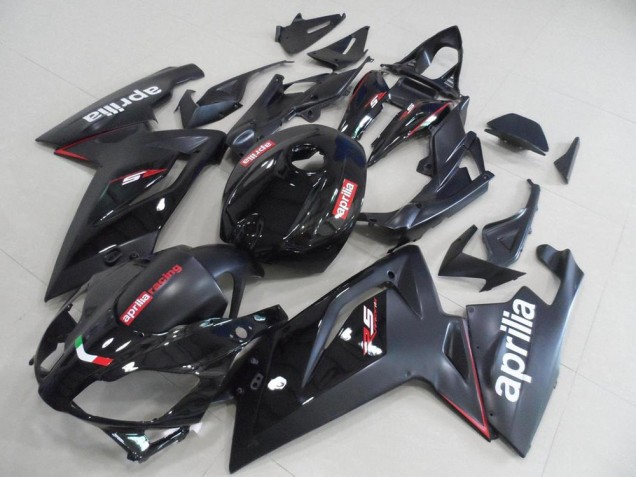 Negro y Negro mate Carenado Aprilia RS 125 2006-2011 Negro y Negro mate Carenado Aprilia RS 125 2006-2011