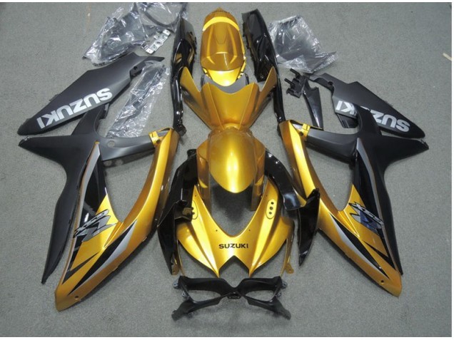 Oro Negro Carenado Suzuki GSXR 600 K8 2008-2010 Oro Negro Carenado Suzuki GSXR 600 K8 2008-2010
