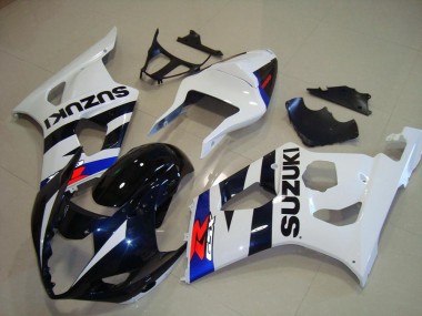 Oscuro Azul Blanco Carenado Suzuki GSXR 1000 K3 2003-2004