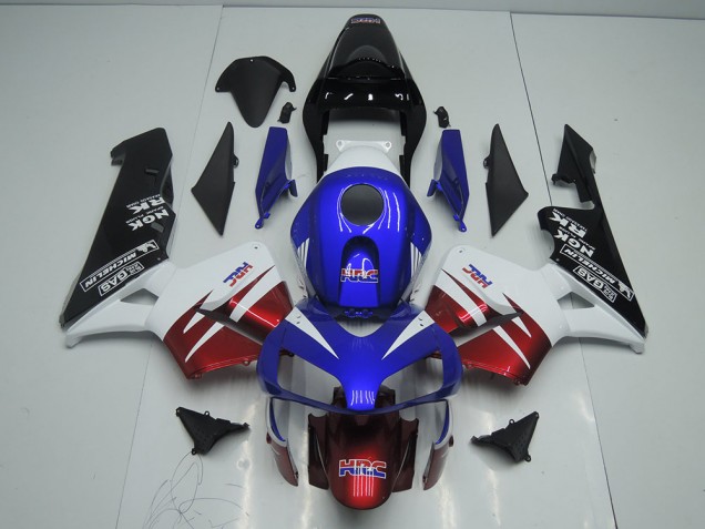 Oscuro Rojo Azul Carenado Honda CBR 600 RR 2003-2004