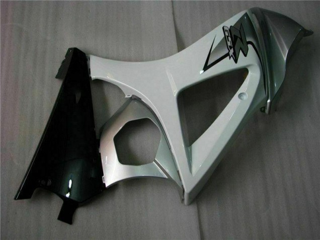 Plata Blanco Carenado Suzuki GSXR 1000 K7 2007-2008 Plata Blanco Carenado Suzuki GSXR 1000 K7 2007-2008