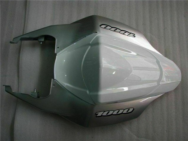 Plata Blanco Carenado Suzuki GSXR 1000 K7 2007-2008 Plata Blanco Carenado Suzuki GSXR 1000 K7 2007-2008
