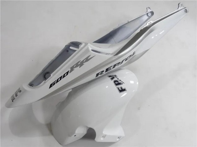 Plata Blanco Negro Repsol Carenado Honda CBR 600 RR 2003-2004 Plata Blanco Negro Repsol Carenado Honda CBR 600 RR 2003-2004
