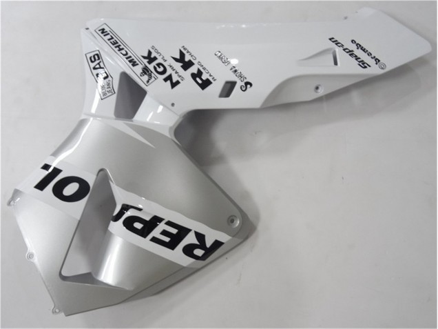 Plata Blanco Negro Repsol Carenados Honda CBR 600 RR 2003-2004 Plata Blanco Negro Repsol Carenados Honda CBR 600 RR 2003-2004