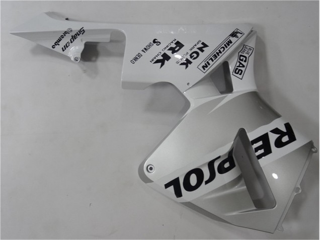 Plata Blanco Negro Repsol Carenados Honda CBR 600 RR 2003-2004 Plata Blanco Negro Repsol Carenados Honda CBR 600 RR 2003-2004