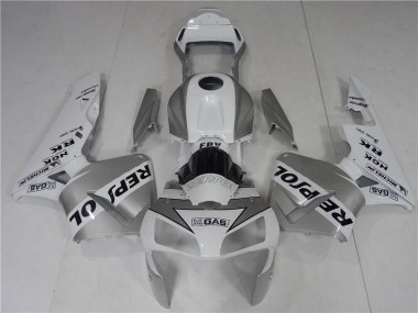 Plata Blanco Negro Repsol Carenados Honda CBR 600 RR 2003-2004