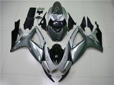 Plata Gris Carrocería Suzuki GSXR 600 / 750 K6 2006-2007