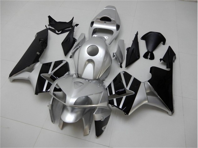 Plata Negro Carenado Honda CBR 600 RR 2005-2006 Plata Negro Carenado Honda CBR 600 RR 2005-2006