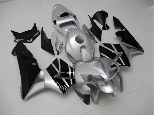 Plata Negro Carenado Honda CBR 600 RR 2005-2006 Plata Negro Carenado Honda CBR 600 RR 2005-2006