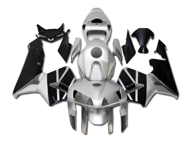 Plata Negro Carenado Honda CBR 600 RR 2005-2006 Plata Negro Carenado Honda CBR 600 RR 2005-2006