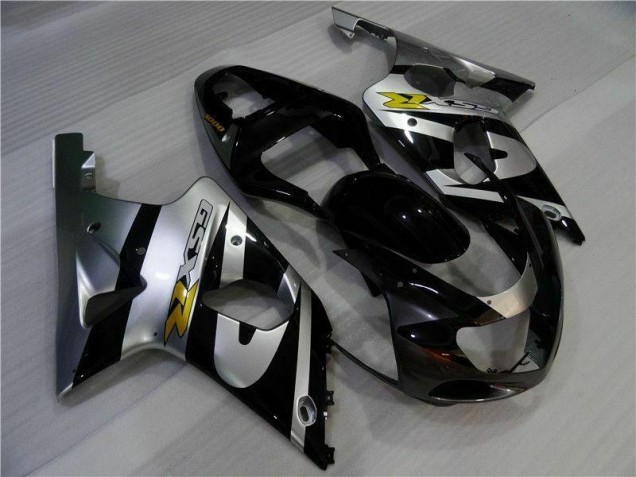 Plata Negro Carenado Suzuki GSXR 1000 K1 2000-2002 Plata Negro Carenado Suzuki GSXR 1000 K1 2000-2002