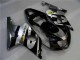 Plata Negro Carenado Suzuki GSXR 1000 K1 2000-2002 Plata Negro Carenado Suzuki GSXR 1000 K1 2000-2002