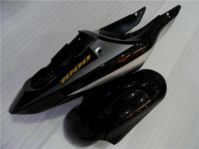 Plata Negro Carenado Suzuki GSXR 1000 K1 2000-2002 Plata Negro Carenado Suzuki GSXR 1000 K1 2000-2002