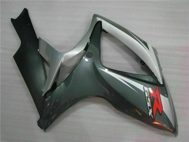 Plata Negro Carenado Suzuki GSXR 600 / 750 K6 2006-2007 Plata Negro Carenado Suzuki GSXR 600 / 750 K6 2006-2007