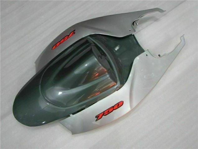 Plata Negro Carenado Suzuki GSXR 600 / 750 K6 2006-2007 Plata Negro Carenado Suzuki GSXR 600 / 750 K6 2006-2007