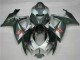 Plata Negro Carenado Suzuki GSXR 600 / 750 K6 2006-2007 Plata Negro Carenado Suzuki GSXR 600 / 750 K6 2006-2007