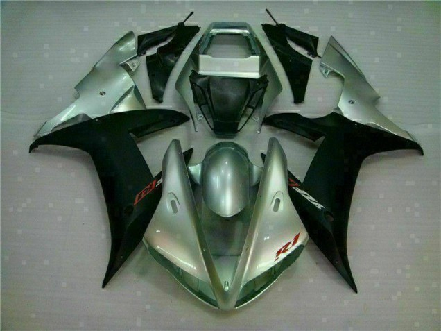 Plata Negro Kits Carenado Yamaha R1 2002-2003 Plata Negro Kits Carenado Yamaha R1 2002-2003