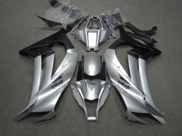 Plata Negro Ninja Carenado Kawasaki ZX10R 2011-2015 Plata Negro Ninja Carenado Kawasaki ZX10R 2011-2015