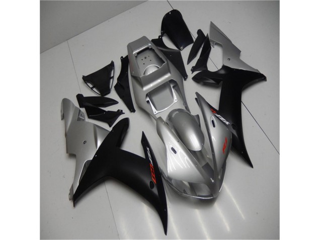 Plata Negro Plástica Yamaha R1 2002-2003 Plata Negro Plástica Yamaha R1 2002-2003