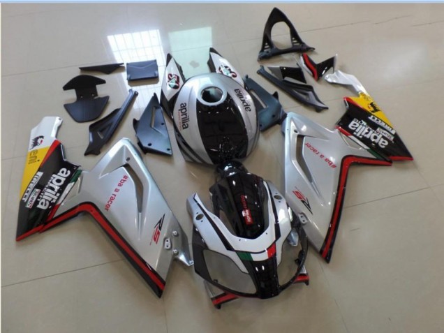 Plata Negro Rojo Carenado Aprilia RS 125 2006-2011 Plata Negro Rojo Carenado Aprilia RS 125 2006-2011