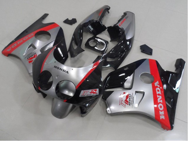 Plata Negro Rojo Carenado Honda CBR 250 RR MC22 1991-1998 Plata Negro Rojo Carenado Honda CBR 250 RR MC22 1991-1998