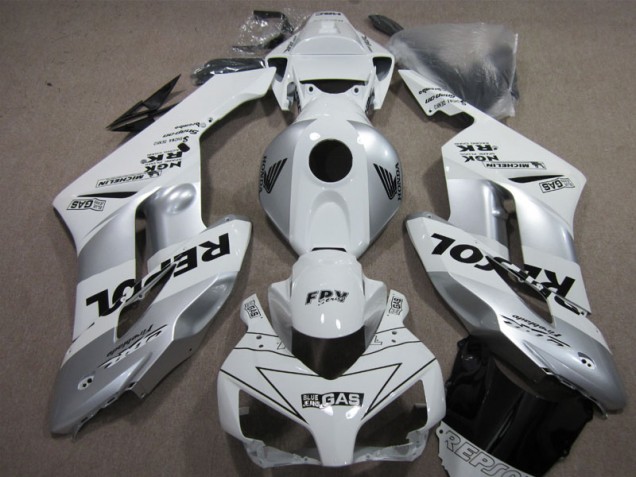 Plata Repsol Kit Completo Carenado Honda CBR 1000 RR 2004-2005 Plata Repsol Kit Completo Carenado Honda CBR 1000 RR 2004-2005