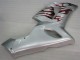 Plata Rojo Llamas Carenado Kawasaki ZX6R 2005-2006 Plata Rojo Llamas Carenado Kawasaki ZX6R 2005-2006