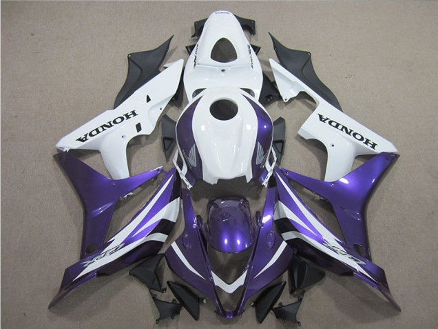 Púrpura Blanco Carenado Honda CBR 600 RR 2007-2008 Púrpura Blanco Carenado Honda CBR 600 RR 2007-2008