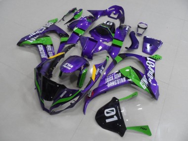 Púrpura Eva Carenado Kawasaki ZX10R 2011-2015