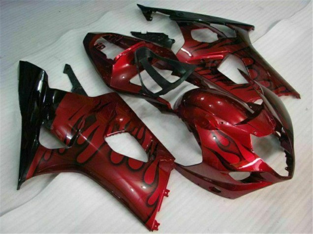 Rojo ABS Plástica Suzuki GSXR 1000 K3 2003-2004