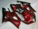 Rojo ABS Plástica Suzuki GSXR 1000 K3 2003-2004
