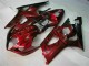 Rojo ABS Plástica Suzuki GSXR 1000 K3 2003-2004