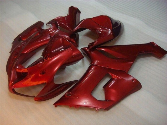 Rojo ABS Plástico Kawasaki ZX6R 2005-2006 Rojo ABS Plástico Kawasaki ZX6R 2005-2006