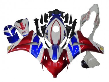 Rojo Azul Blanco Carenado Honda CBR 1000 RR 2008-2011