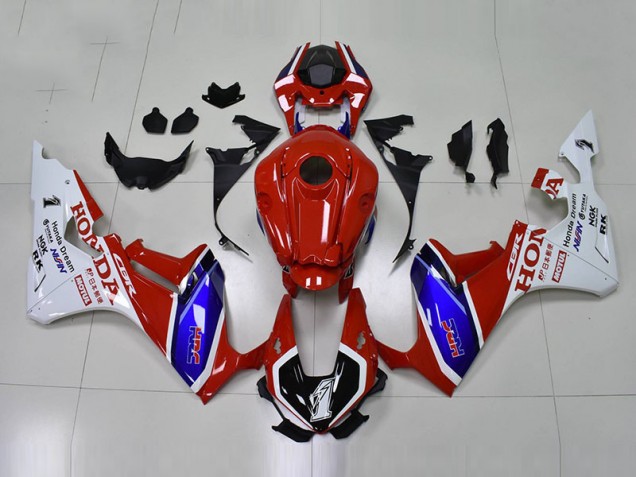 Rojo Azul HRC Carenado Honda CBR 1000 RR 2017-2023