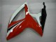 Rojo Blanco ABS Carenado Suzuki GSXR 600 / 750 K6 2006-2007 Rojo Blanco ABS Carenado Suzuki GSXR 600 / 750 K6 2006-2007
