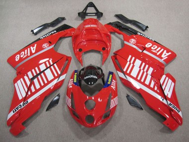 Rojo Blanco Alice Sandisk Carenado Ducati 749 2005-2006