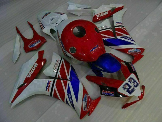 Rojo Blanco Azul 23 Carenado Honda CBR 1000 RR 2012-2016 Rojo Blanco Azul 23 Carenado Honda CBR 1000 RR 2012-2016
