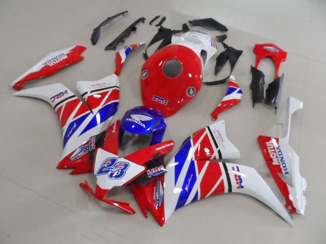 Rojo Blanco Azul HRC 23 Carenado Honda CBR 1000 RR 2012-2016