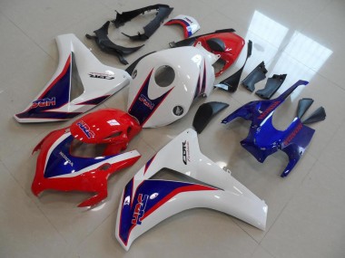 Rojo Blanco Azul HRC Carenado & Plástico Honda CBR 1000 RR 2008-2011