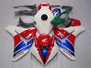 Rojo Blanco Azul Kits Completo Carenado ABS Honda CBR 1000 RR 2008-2011