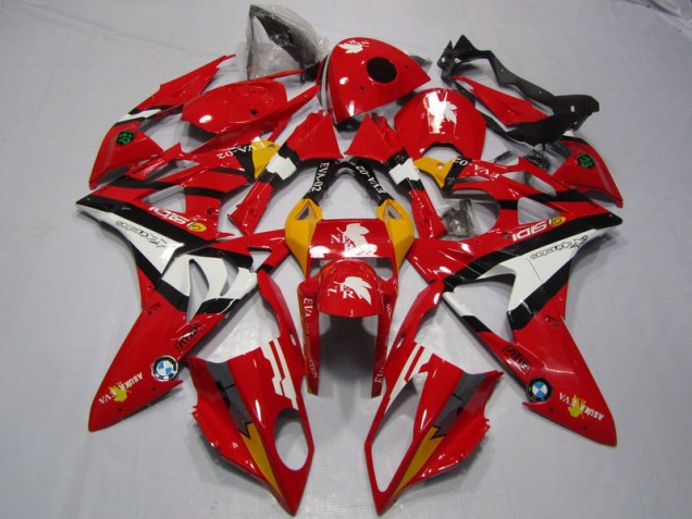 Rojo Blanco Carenado BMW S1000RR 2009-2014 Rojo Blanco Carenado BMW S1000RR 2009-2014