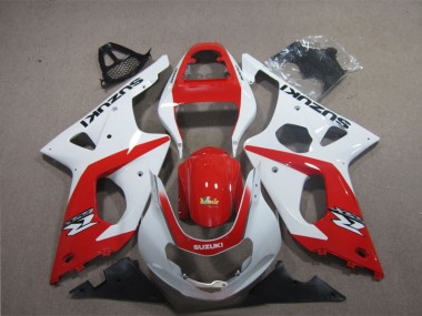 Rojo Blanco Carenado Suzuki GSXR 1000 K3 2003-2004