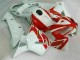 Rojo Blanco Carrocería Honda CBR 600 RR 2005-2006 Rojo Blanco Carrocería Honda CBR 600 RR 2005-2006