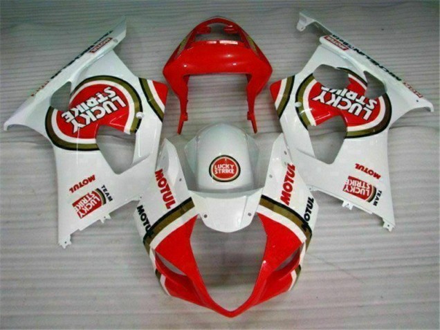 Rojo Blanco Carrocería Suzuki GSXR 1000 K3 2003-2004